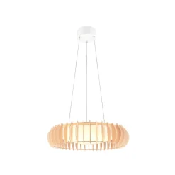 Reality Leuchten Monte hengelampe, Ø 60 cm, lyst tre, tre, CCT| Pendellamper