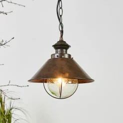 FARO BARCELONA Nautica hengelampe i antikk look 26 cm| Pendellamper Utendørs