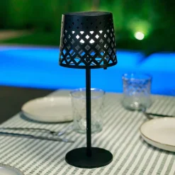Newgarden LED-bordlampe Gretita, svart, metall Outlet