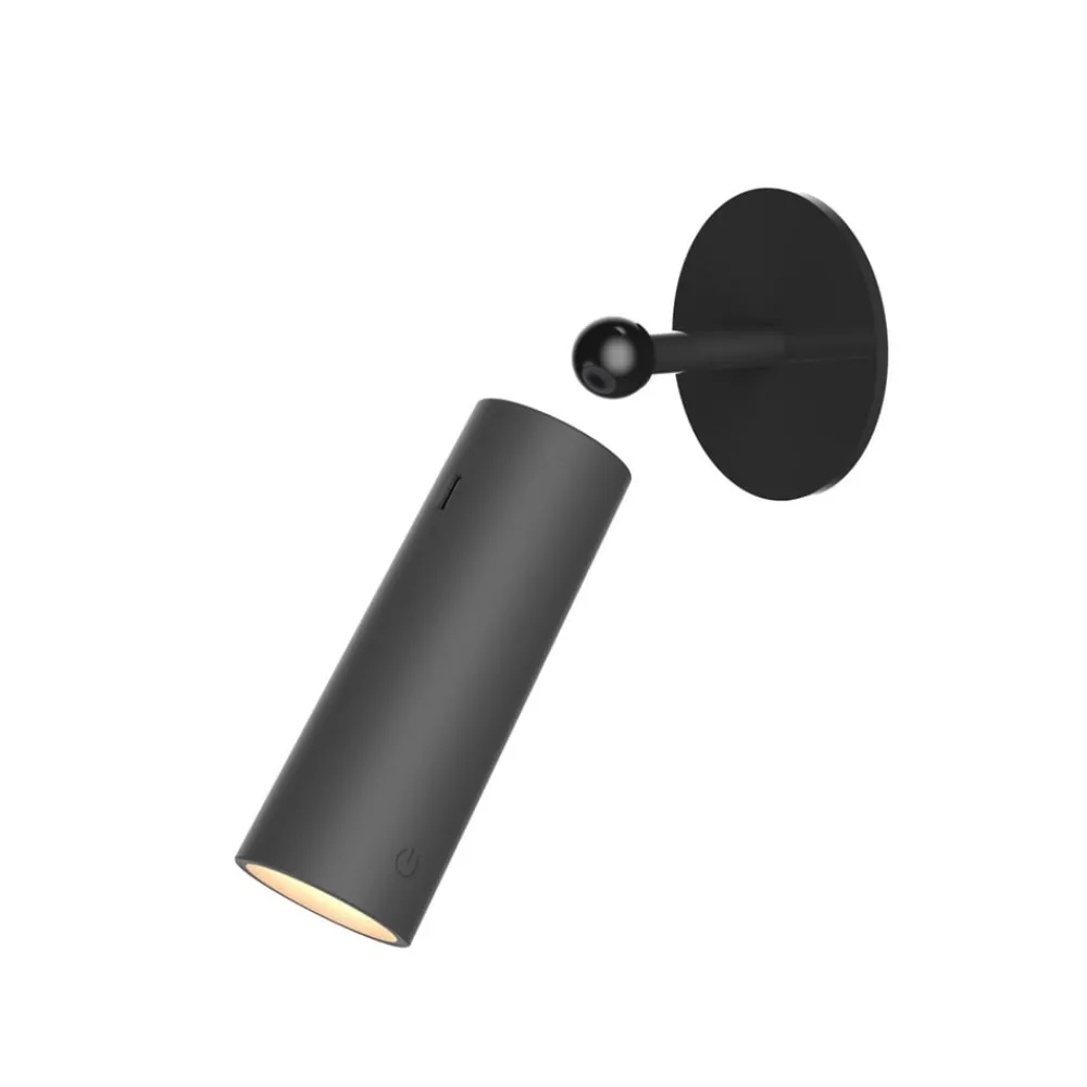 Newgarden LED-vegglampe Roll 4, svart, svingbar| Led-Innendørs|Vegglamper