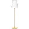 Newgarden Lola Slim 120 gulvlampe med solceller, messing Online