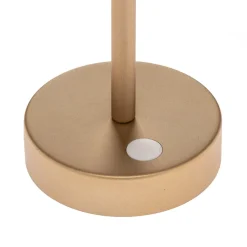 Newgarden Lola Slim LED-bordlampe batteri, messing New