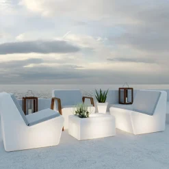 Newgarden Tarida Sit Arms LED-fåtölj Solar Best