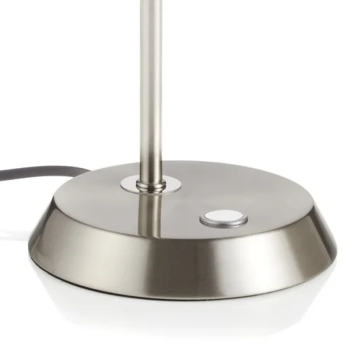 Trio Lighting Nikkelfarget LED-bordlampe Narcos| Led-Innendørs|Bordlamper