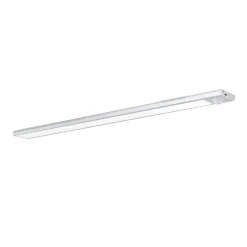 ORION Norman LED-benkbelysning, sølvfarget, oppladbart batteri, sensor, USB Outlet