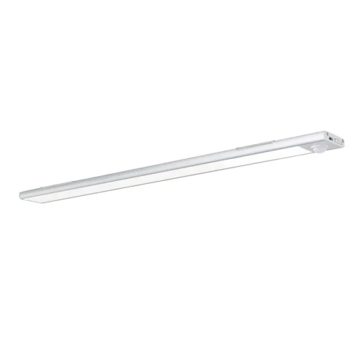 ORION Norman LED-benkbelysning, sølvfarget, oppladbart batteri, sensor, USB Outlet