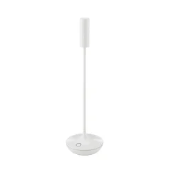 Sigor Nucandle LED oppladbar bordlampe, hvit, IP54, dimbar Clearance