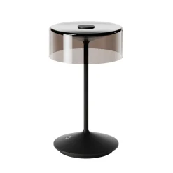 Sigor Numotion LED oppladbar bordlampe, svart, glass, IP54, dimbar Online