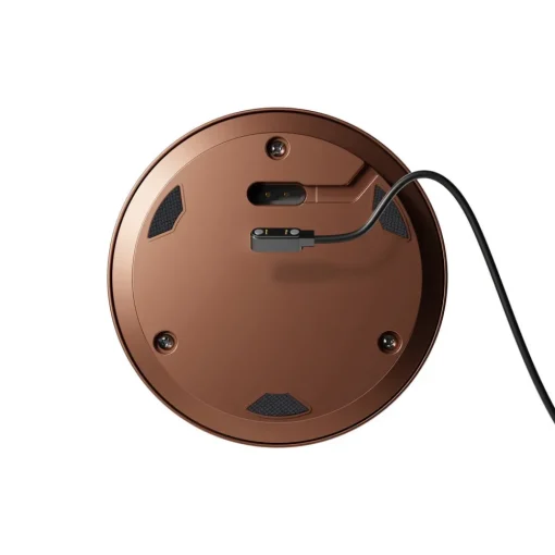 Sigor Numotion LED oppladbar bordlampe, bronse, glass, IP54, dimbar| Terrassebelysning