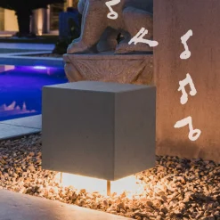 OLEV Cemento LED-sokkellampe med høyttaler Sale