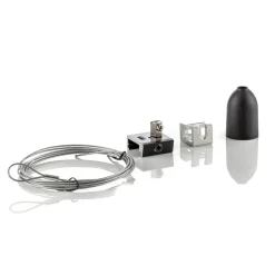 GLOBAL Opphengssett for 3-fase skinne Noa, 300cm svart Clearance