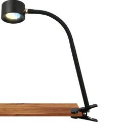 Briloner Oppladbar klemmelampe Tari, svart, CCT, berøringsdimmer, USB Clearance