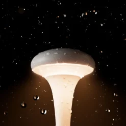 Sigor Oppladbar LED-bordlampe Nudrop mini, salviegrønn, IP54, dimbar Outlet