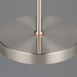 Reality Leuchten Oppladbar LED-gulvlampe Moreno, matt nikkel, CCT, dimbar