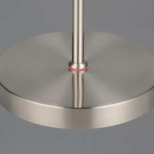 Reality Leuchten Oppladbar LED-gulvlampe Moreno, matt nikkel, CCT, dimbar