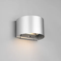 Reality Leuchten Oppladbar LED-vegglampe Talent, titanfarget, bredde 16 cm Hot