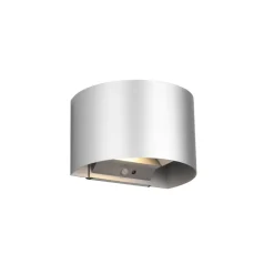 Reality Leuchten Oppladbar LED-vegglampe Talent, titanfarget, bredde 16 cm Hot