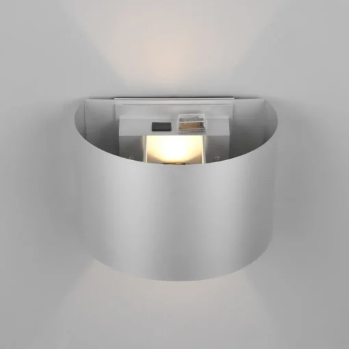 Reality Leuchten Oppladbar LED-vegglampe Talent, titanfarget, bredde 16 cm Hot