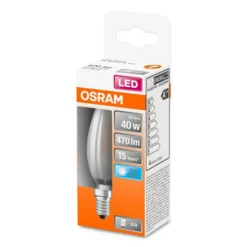 OSRAM Classic B LED-pære E14 4 W 6 500 K matt Discount