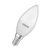 OSRAM LED Classic Star, stearinlys, matt, E14, 7,5 W, 4 000 K Hot