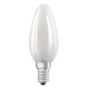 OSRAM LED stearinlys E14 Classic B 2,5W 4000K matt| E14 Pærer