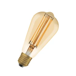 OSRAM LED Vintage 1906 Edison, gull, E27, 5,8 W, 822, dim. New