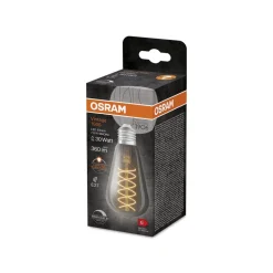 OSRAM LED Vintage 1906 Edison, grå, E27, 7,8 W, 818, dim.| E27 Pærer|Dimbar Led-Pære