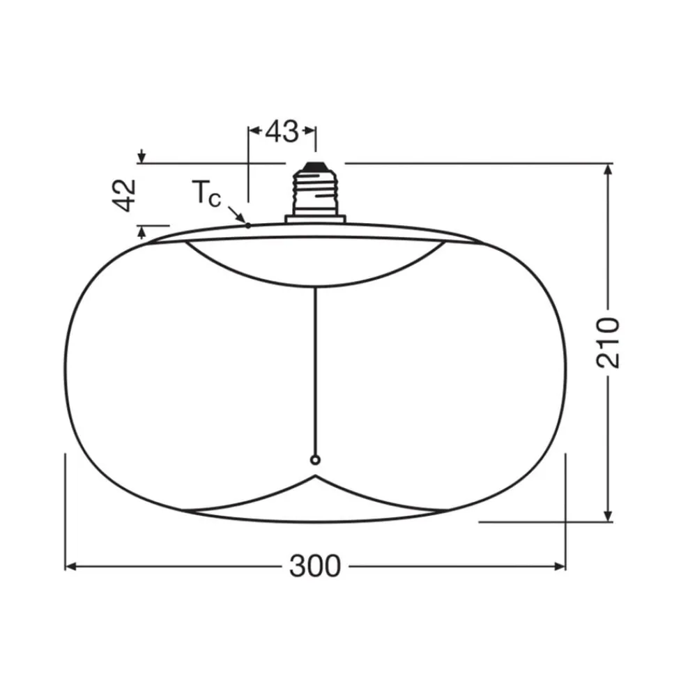 OSRAM LED Vintage Big E27 E27 12W 818 Filament amber dimbar| E27 Pærer