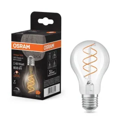 OSRAM LED Vintage E27 8W 2200K Spiral Filament klar dimbar| E27 Pærer