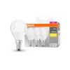 OSRAM LED-dråpepære E14 P40 4,9W 2 700 K 470lm 3st Discount