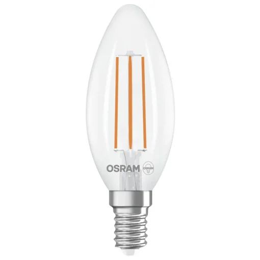 OSRAM LED-filamentpære E14 2,2W 4000K 470lm| E14 Pærer|Filament Pærer