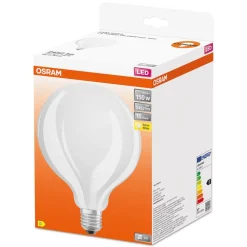 OSRAM LED-globepære E27 G125 17W 2 700 K opal| E27 Pærer|Led-Pærer