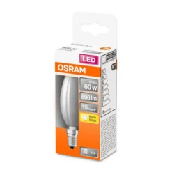OSRAM LED-mignon E14 Classic B 2,5 W 5°700 K matt| E14 Pærer|Led-Pærer