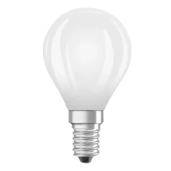 OSRAM LED-pære dråpe matt E14 2,2W 4000K 470lm Hot