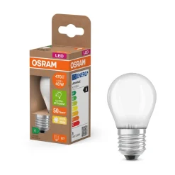 OSRAM LED-pære dråpe matt E27 2,2W 2700K 470lm| E27 Pærer