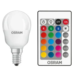 OSRAM LED-pære E14 4,2 W Star+ dråpe fjernktr matt| E14 Pærer|Dimbar Led-Pære