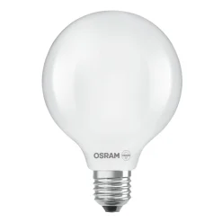 OSRAM LED-pære Globe G95 E27 5W matt 4,000K Hot