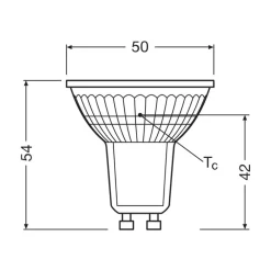 OSRAM LED-pære PAR16 reflektor GU10 1,3W 36° 2,700K| Gu10 Pærer