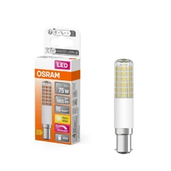 OSRAM LED-pære Special T, B15d, 8 W, 2700 K, dimbar.| Dimbar Led-Pære|Dimbar Led-Pære