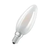 OSRAM LED-pære stearinlys matt E14 4W 827 4-pakning| E14 Pærer