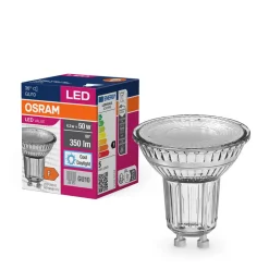 OSRAM LED-reflektorpære GU10 4,3W 36° 865 klar Sale