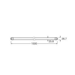 OSRAM LED-rørpære T8 18,3W Bio-Lumilux 965 150cm| Lysrør|Lysrør
