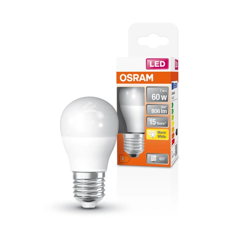 OSRAM Star LED-pære E27 7,5W 806lm 2 700 K matt| E27 Pærer