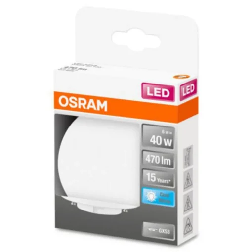 OSRAM Star Special LED-pære GX53 4,9W 4 000 K opal| Gx53 Pærer|Led-Pærer