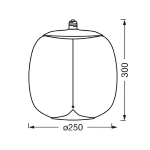 OSRAM Vintage 1906 Big Oval, røyk, E27, 1 800 K, glødetråd| E27 Pærer|Filament Pærer