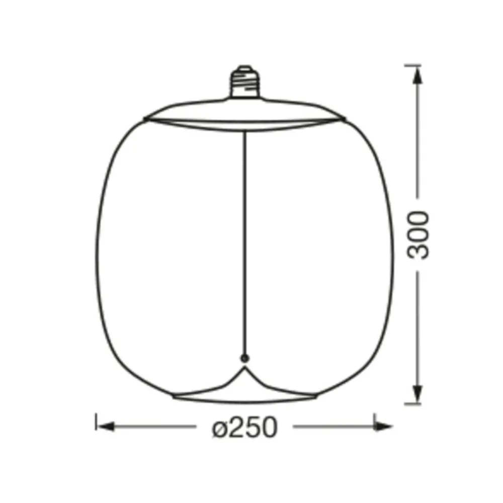 OSRAM Vintage 1906 Big Oval, røyk, E27, 1 800 K, glødetråd| E27 Pærer|Filament Pærer