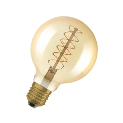 OSRAM Vintage 1906 LED-globe G95 E27 7W gull dim| E27 Pærer|Dimbar Led-Pære