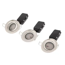 Paulmann 3-pakk LED innfelt lampe Coin Slim, hvit, IP23 Sale