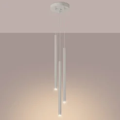 SOLLUX LIGHTING Pastelo hengelampe, beige, Ø 19 cm, stål Best