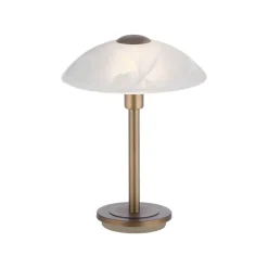 Paul Neuhaus Enova bordlampe, antikk messing| Bordlamper